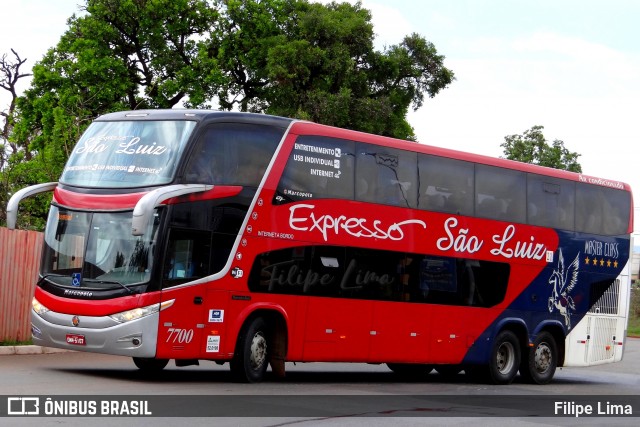 Expresso São Luiz 7700 na cidade de Brasília, Distrito Federal, Brasil, por Filipe Lima. ID da foto: 9139288.