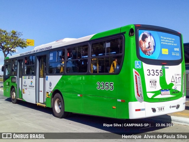 VB Transportes e Turismo 3355 na cidade de Campinas, São Paulo, Brasil, por Henrique Alves de Paula Silva. Número da foto: #9138062.