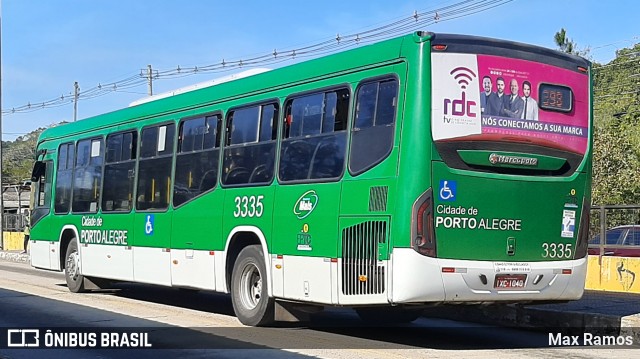 Sudeste Transportes Coletivos 3335 na cidade de Porto Alegre, Rio Grande do Sul, Brasil, por Max Ramos. Número da foto: #9140398.