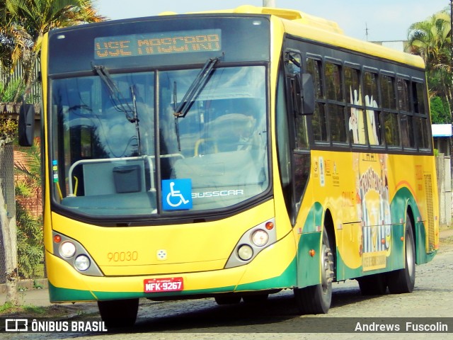 Gidion Transporte e Turismo 90030 na cidade de Joinville, Santa Catarina, Brasil, por Andrews  Fuscolin. ID da foto: 9139894.