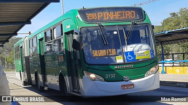 Sudeste Transportes Coletivos 3132 na cidade de Porto Alegre, Rio Grande do Sul, Brasil, por Max Ramos. ID da foto: 9139252.