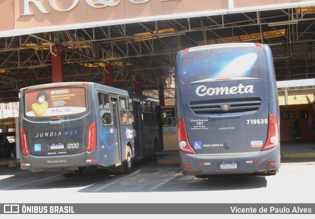 Viação Cometa 719625 na cidade de São Roque, São Paulo, Brasil, por Vicente de Paulo Alves. ID da foto: 9139426.