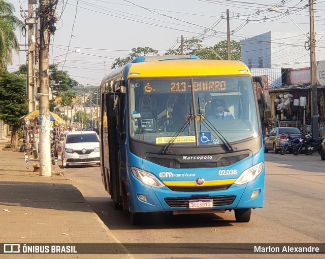 JTP Transportes - COM Porto Velho 02.038 na cidade de Porto Velho, Rondônia, Brasil, por Marlon Alexandre . ID da foto: 9139112.