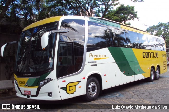 Empresa Gontijo de Transportes 10905 na cidade de Belo Horizonte, Minas Gerais, Brasil, por Luiz Otavio Matheus da Silva. Número da foto: #9220821.