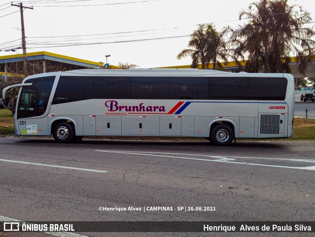 Brunhara Transportes 251 na cidade de Campinas, São Paulo, Brasil, por Henrique Alves de Paula Silva. ID da foto: 9222360.