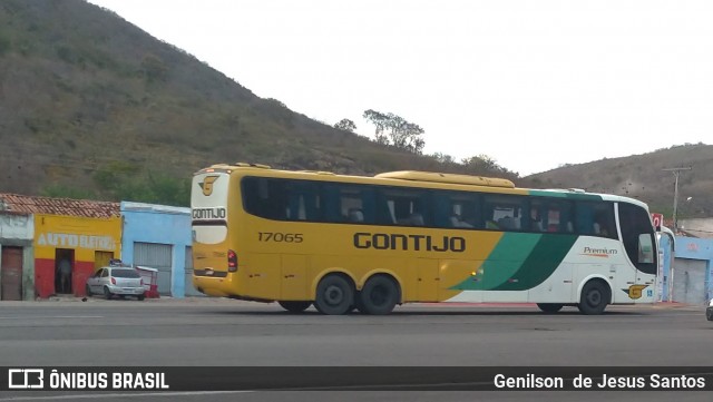 Empresa Gontijo de Transportes 17065 na cidade de Milagres, Bahia, Brasil, por Genilson de Jesus Santos. ID da foto: 9221820.