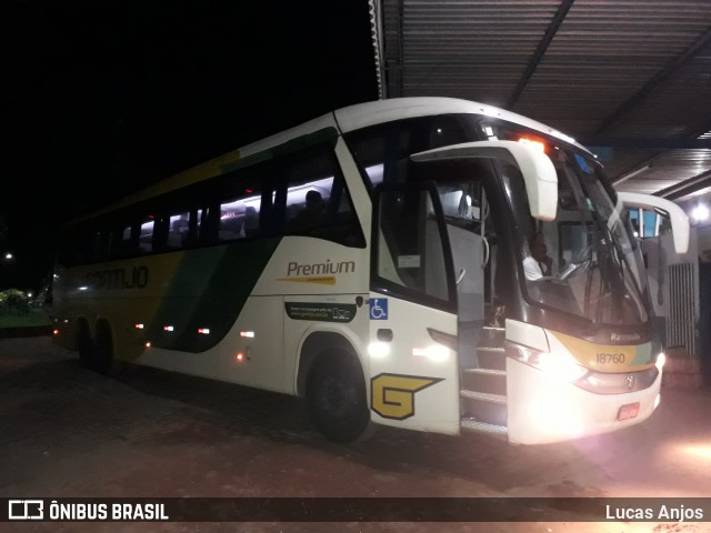Empresa Gontijo de Transportes 18760 na cidade de Ituberá, Bahia, Brasil, por Lucas Anjos. Número da foto: #9221333.