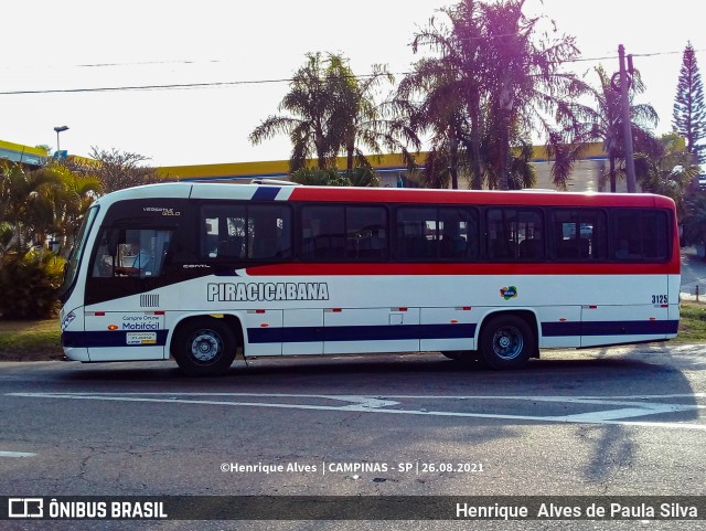 Viação Piracicabana 3125 na cidade de Campinas, São Paulo, Brasil, por Henrique Alves de Paula Silva. Número da foto: #9222331.
