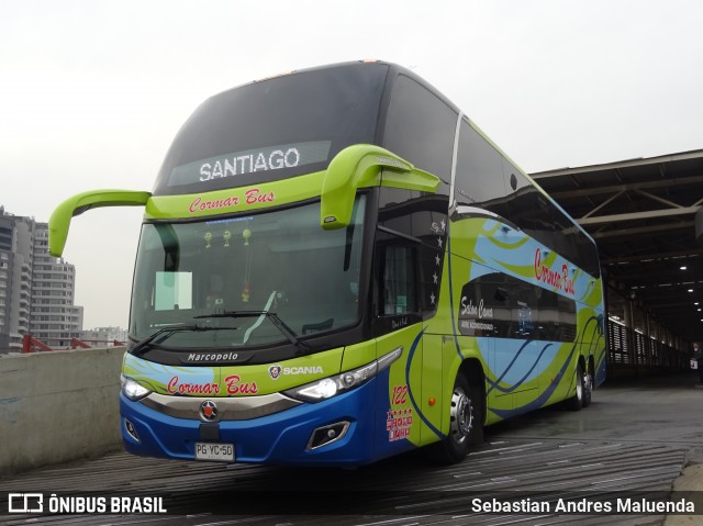 Cormar Bus 122 na cidade de Estación Central, Santiago, Metropolitana de Santiago, Chile, por Sebastian Andres Maluenda. ID da foto: 9222783.