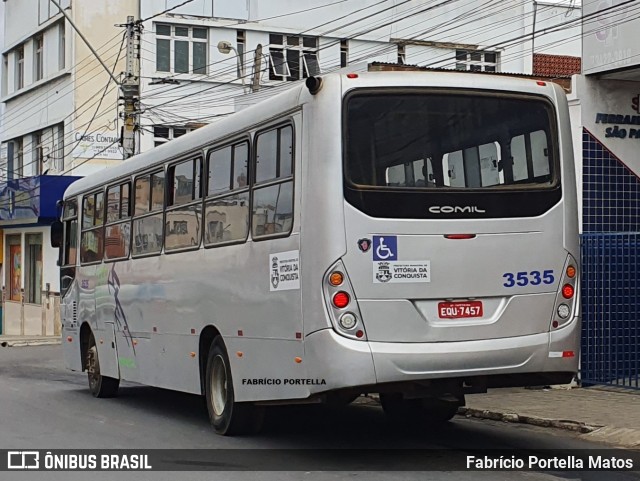 Viação Rosa Vitória da Conquista 3535 na cidade de Vitória da Conquista, Bahia, Brasil, por Fabrício Portella Matos. ID da foto: 9222692.