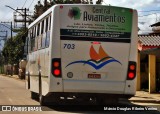 Praiamar Transportes 703 na cidade de Caraguatatuba, São Paulo, Brasil, por Márcio Douglas Ribeiro Venino. Número da foto: #:id.