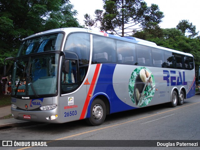 Real Transporte e Turismo 26503 na cidade de Curitiba, Paraná, Brasil, por Douglas Paternezi. ID da foto: 9223623.