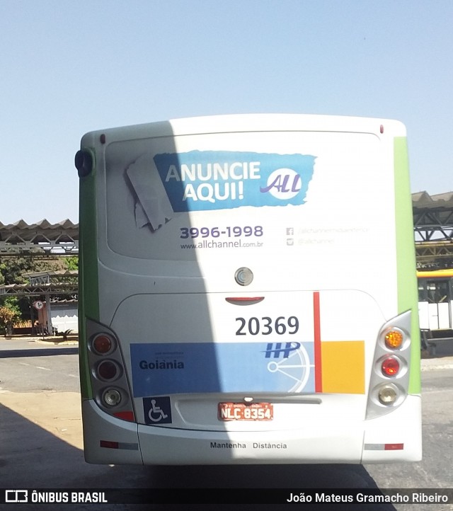HP Transportes Coletivos 20369 na cidade de Aparecida de Goiânia, Goiás, Brasil, por João Mateus Gramacho Ribeiro. Número da foto: #9223017.