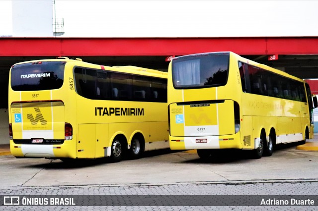 Viação Itapemirim 9537 na cidade de Queluz, São Paulo, Brasil, por Adriano Duarte. Número da foto: #9223347.