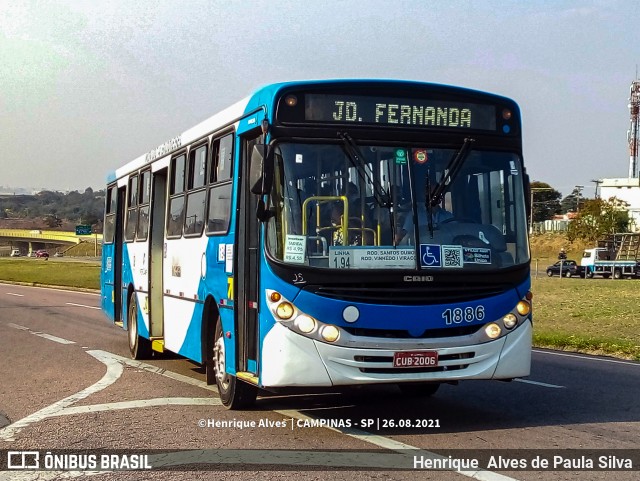 VB Transportes e Turismo 1886 na cidade de Campinas, São Paulo, Brasil, por Henrique Alves de Paula Silva. Número da foto: #9224839.
