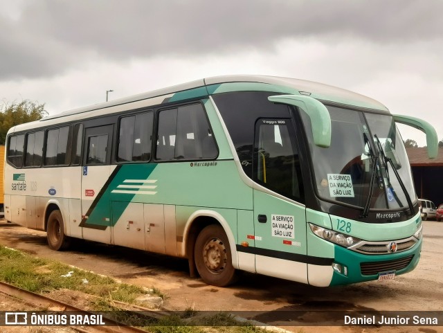 Santa Fé Transportes 128 na cidade de Ouro Preto, Minas Gerais, Brasil, por Daniel Junior Sena. Número da foto: #9141599.