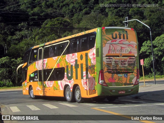 UTIL - União Transporte Interestadual de Luxo 11922 na cidade de Juiz de Fora, Minas Gerais, Brasil, por Luiz Carlos Rosa. Número da foto: #9140792.