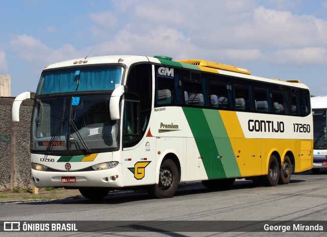 Empresa Gontijo de Transportes 17260 na cidade de São Paulo, São Paulo, Brasil, por George Miranda. ID da foto: 9141841.