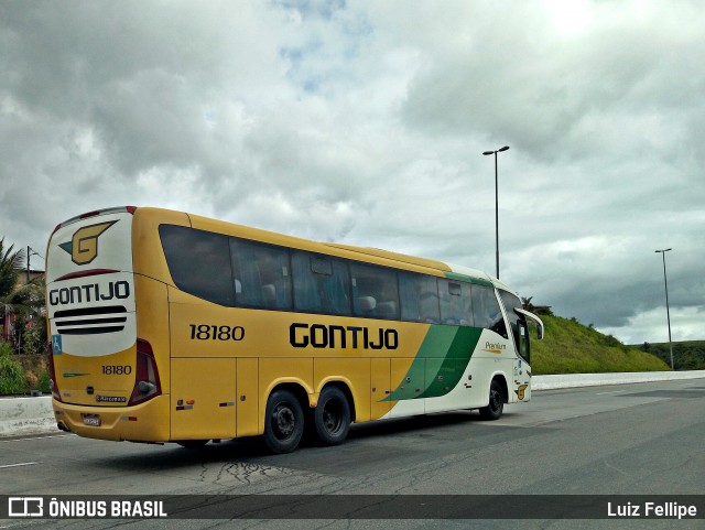 Empresa Gontijo de Transportes 18180 na cidade de Ribeirão, Pernambuco, Brasil, por Luiz Fellipe. Número da foto: #9142235.