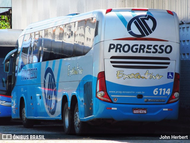 Auto Viação Progresso 6114 na cidade de Natal, Rio Grande do Norte, Brasil, por John Herbert. Número da foto: #9140703.