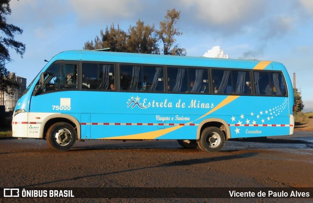 Estrela de Minas Viagens e Turismo 75000 na cidade de Ouro Branco, Minas Gerais, Brasil, por Vicente de Paulo Alves. ID da foto: 9141576.