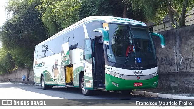 Trans Poney 5307 na cidade de São Paulo, São Paulo, Brasil, por Francisco Mauricio Freire. ID da foto: 9143203.