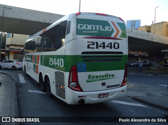 Empresa Gontijo de Transportes 21440 na cidade de Belo Horizonte, Minas Gerais, Brasil, por Paulo Alexandre da Silva. ID da foto: 9142408.