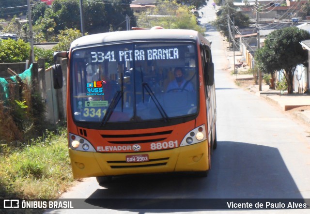 Viação Novo Retiro 88081 na cidade de São Joaquim de Bicas, Minas Gerais, Brasil, por Vicente de Paulo Alves. ID da foto: 9141470.