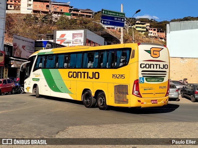 Empresa Gontijo de Transportes 19215 na cidade de Manhuaçu, Minas Gerais, Brasil, por Paulo Eller. Número da foto: #9143697.