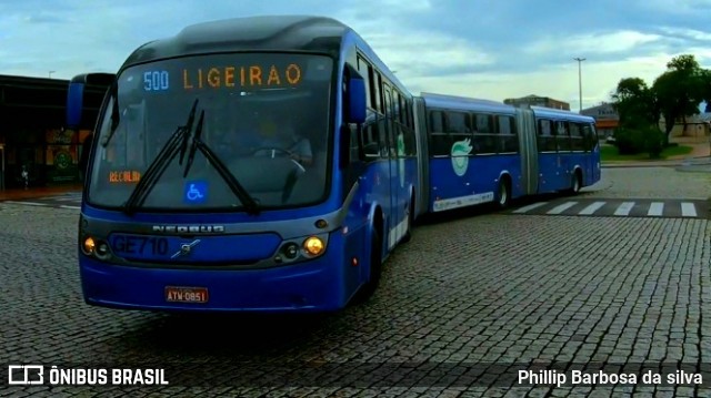 Viação Cidade Sorriso GE710 na cidade de Curitiba, Paraná, Brasil, por Phillip Barbosa da silva. ID da foto: 9140608.