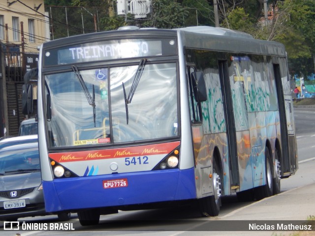 Metra - Sistema Metropolitano de Transporte 5412 na cidade de São Paulo, São Paulo, Brasil, por Nicolas Matheusz. Número da foto: #9141155.
