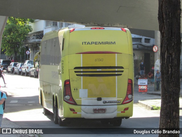 Viação Itapemirim 60043 na cidade de Belo Horizonte, Minas Gerais, Brasil, por Douglas Célio Brandao. ID da foto: 9146826.