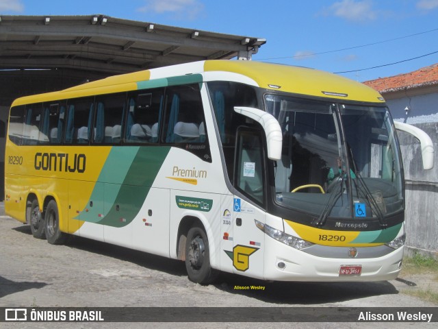 Empresa Gontijo de Transportes 18290 na cidade de Fortaleza, Ceará, Brasil, por Alisson Wesley. ID da foto: 9145543.