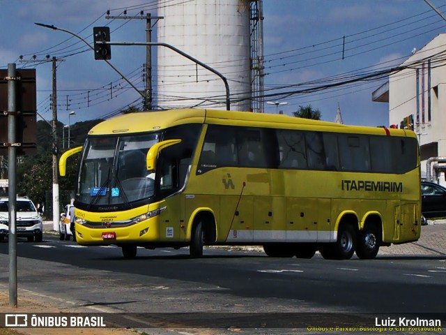 Viação Itapemirim 60045 na cidade de Juiz de Fora, Minas Gerais, Brasil, por Luiz Krolman. ID da foto: 9143927.