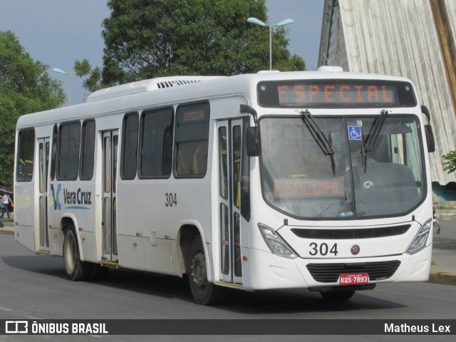 Expresso Vera Cruz 304 na cidade de Cabo de Santo Agostinho, Pernambuco, Brasil, por Matheus Lex. Número da foto: #9143991.