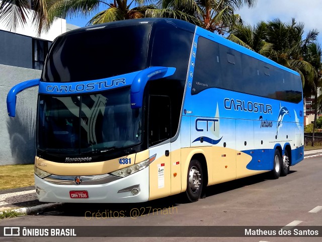 Carlostur Turismo 4381 na cidade de Aracaju, Sergipe, Brasil, por Matheus dos Santos. Número da foto: #9144991.