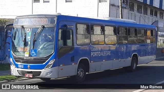 SOPAL - Sociedade de Ônibus Porto-Alegrense Ltda. 6612 na cidade de Porto Alegre, Rio Grande do Sul, Brasil, por Max Ramos. ID da foto: 9144995.