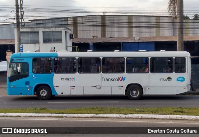 Nova Transporte 22196 na cidade de Cariacica, Espírito Santo, Brasil, por Everton Costa Goltara. Número da foto: #9144233.