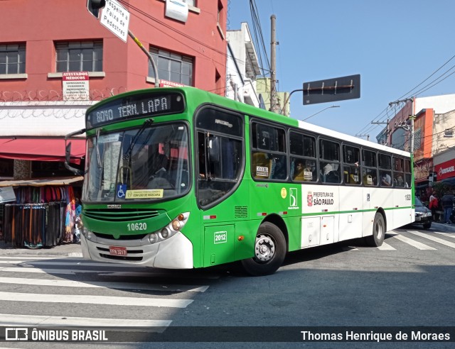 Viação Santa Brígida 1 0620 na cidade de São Paulo, São Paulo, Brasil, por Thomas Henrique de Moraes. Número da foto: #9144328.
