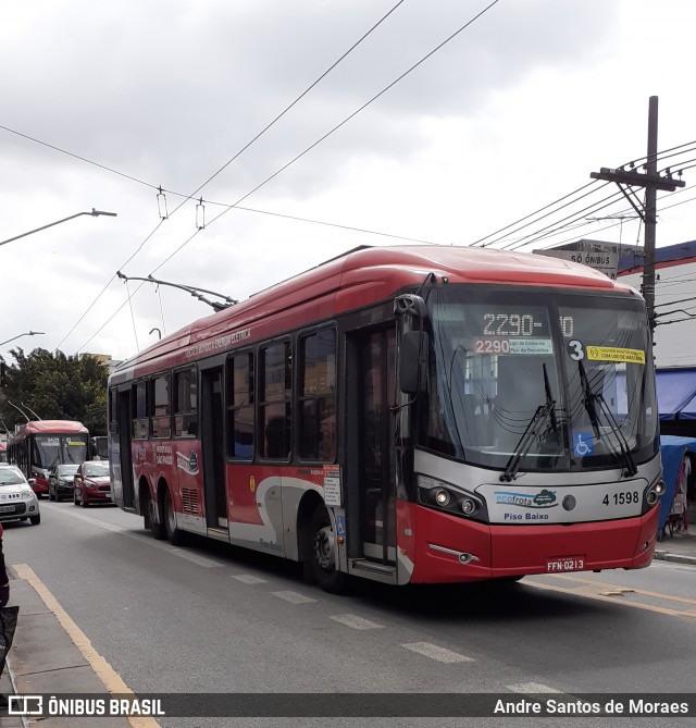 Himalaia Transportes > Ambiental Transportes Urbanos 4 1598 na cidade de São Paulo, São Paulo, Brasil, por Andre Santos de Moraes. ID da foto: 9145834.