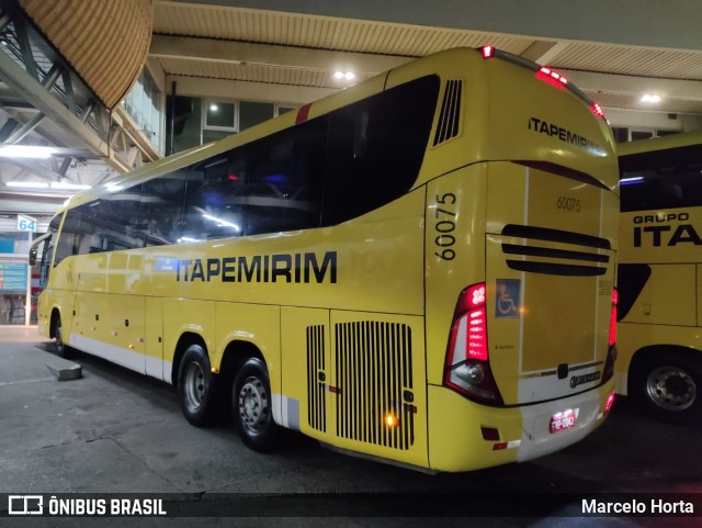 Viação Itapemirim 60075 na cidade de Rio de Janeiro, Rio de Janeiro, Brasil, por Marcelo Horta. ID da foto: 9144403.