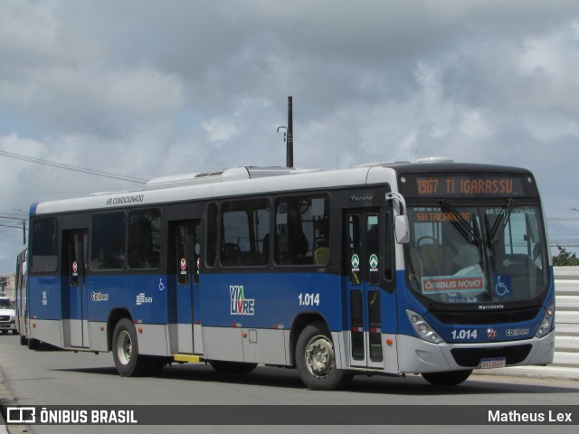 Cidade Alta Transportes 1.014 na cidade de Igarassu, Pernambuco, Brasil, por Matheus Lex. ID da foto: 9143894.