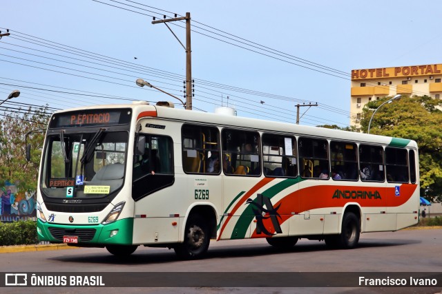 Empresa de Transportes Andorinha 6269 na cidade de Presidente Prudente, São Paulo, Brasil, por Francisco Ivano. ID da foto: 9146879.