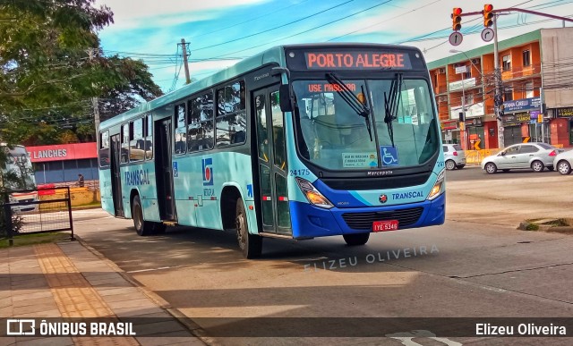 Transcal Sul Transportes Coletivos 24175 na cidade de Porto Alegre, Rio Grande do Sul, Brasil, por Elizeu Oliveira. Número da foto: #9145580.