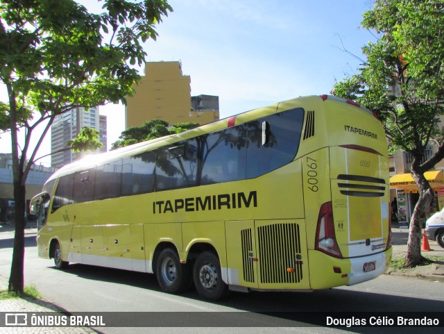 Viação Itapemirim 60067 na cidade de Belo Horizonte, Minas Gerais, Brasil, por Douglas Célio Brandao. ID da foto: 9146908.