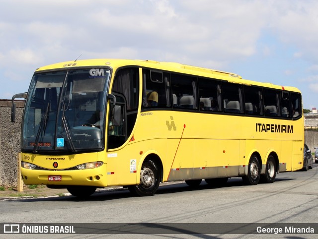 Viação Itapemirim 5075 na cidade de São Paulo, São Paulo, Brasil, por George Miranda. ID da foto: 9146238.