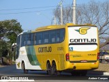 Empresa Gontijo de Transportes 17020 na cidade de Pirapora, Minas Gerais, Brasil, por Andrew Campos. ID da foto: :id.