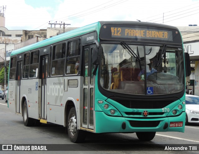 TUSMIL - Transporte Urbano São Miguel 570 na cidade de Juiz de Fora, Minas Gerais, Brasil, por Alexandre Tilli. Número da foto: #9147631.