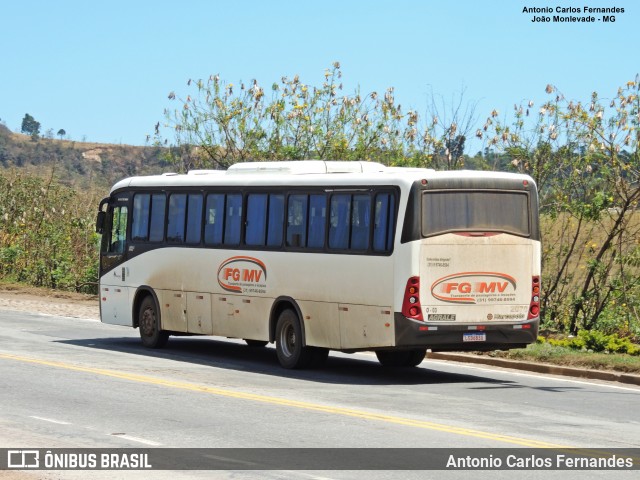 FG MV Transporte de Passageiros e Locações 0-03 na cidade de João Monlevade, Minas Gerais, Brasil, por Antonio Carlos Fernandes. Número da foto: #9147598.