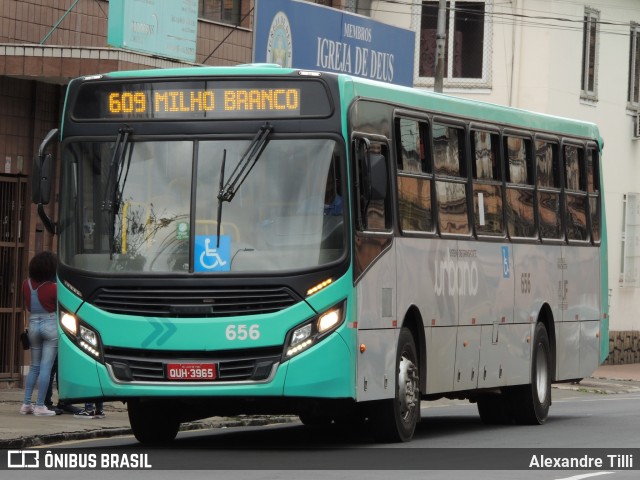 TUSMIL - Transporte Urbano São Miguel 656 na cidade de Juiz de Fora, Minas Gerais, Brasil, por Alexandre Tilli. ID da foto: 9147649.